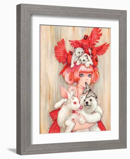 Canadian Tiger-Camilla D'Errico-Framed Art Print