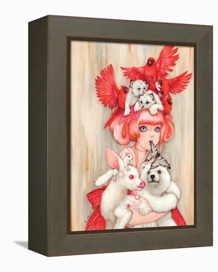 Canadian Tiger-Camilla D'Errico-Framed Stretched Canvas