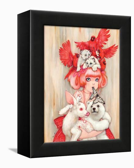 Canadian Tiger-Camilla D'Errico-Framed Stretched Canvas