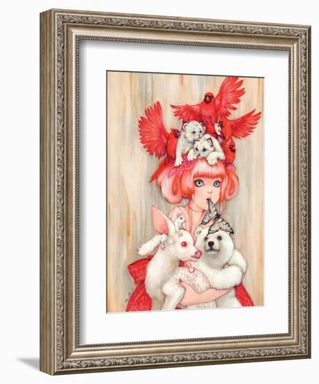 Canadian Tiger-Camilla D'Errico-Framed Premium Giclee Print