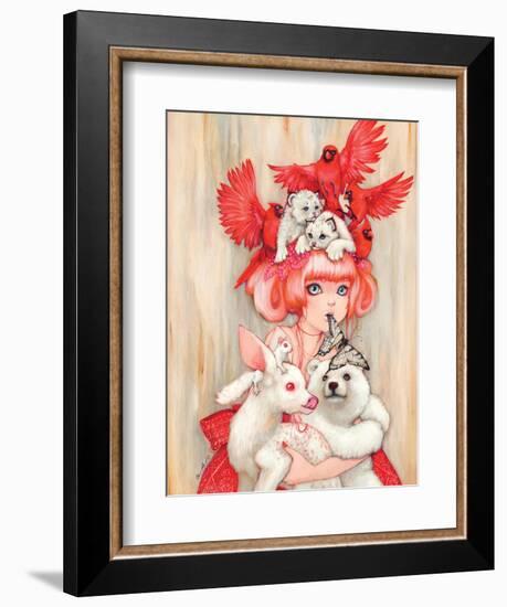 Canadian Tiger-Camilla D'Errico-Framed Premium Giclee Print