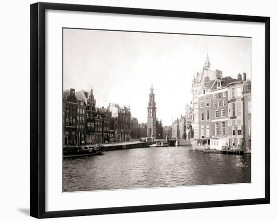 Canal, Amsterdam, 1898-James Batkin-Framed Photographic Print