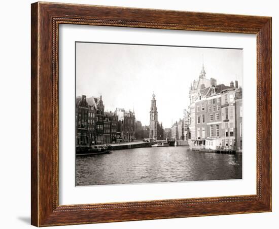 Canal, Amsterdam, 1898-James Batkin-Framed Photographic Print