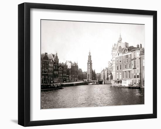 Canal, Amsterdam, 1898-James Batkin-Framed Photographic Print