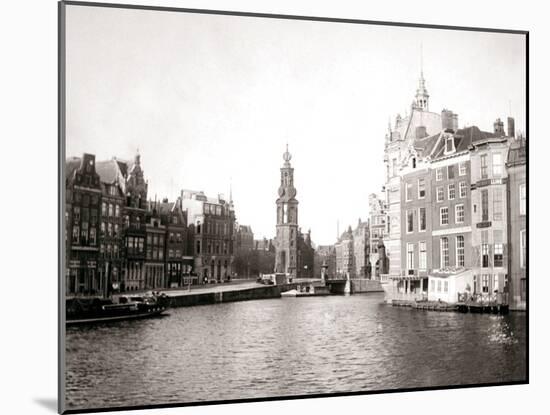 Canal, Amsterdam, 1898-James Batkin-Mounted Photographic Print