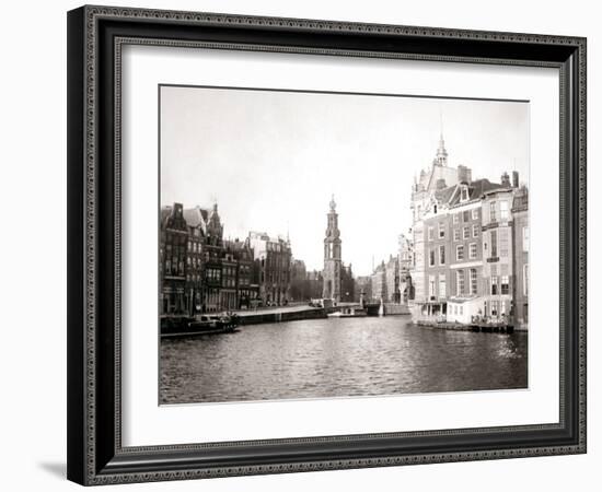 Canal, Amsterdam, 1898-James Batkin-Framed Photographic Print