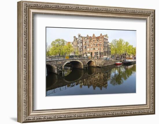 Canal, Amsterdam, Holland, Netherlands-Peter Adams-Framed Photographic Print