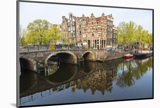 Canal, Amsterdam, Holland, Netherlands-Peter Adams-Mounted Photographic Print