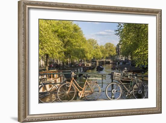 Canal, Amsterdam, Holland, Netherlands-Peter Adams-Framed Photographic Print