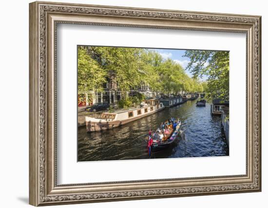 Canal, Amsterdam, Holland, Netherlands-Peter Adams-Framed Photographic Print