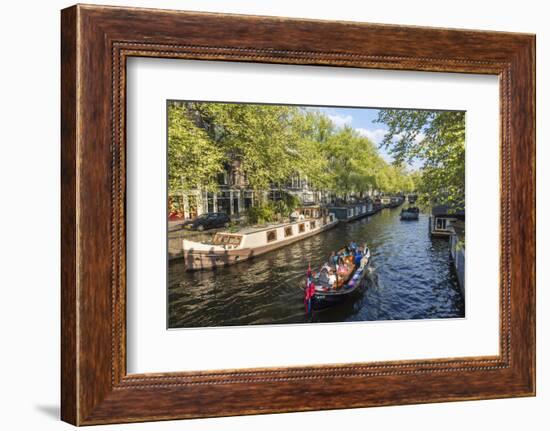 Canal, Amsterdam, Holland, Netherlands-Peter Adams-Framed Photographic Print