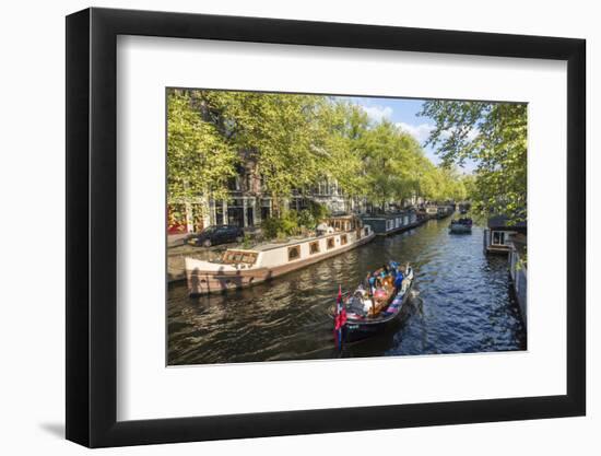 Canal, Amsterdam, Holland, Netherlands-Peter Adams-Framed Photographic Print