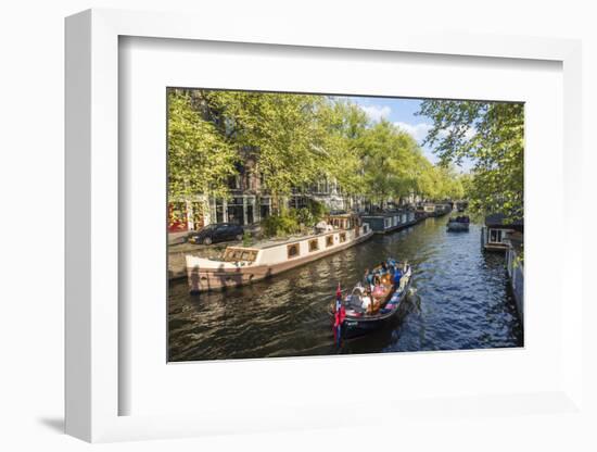 Canal, Amsterdam, Holland, Netherlands-Peter Adams-Framed Photographic Print