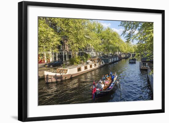 Canal, Amsterdam, Holland, Netherlands-Peter Adams-Framed Photographic Print