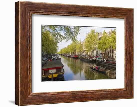 Canal, Amsterdam, Holland, Netherlands-Peter Adams-Framed Photographic Print