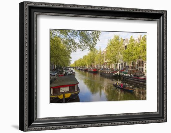 Canal, Amsterdam, Holland, Netherlands-Peter Adams-Framed Photographic Print