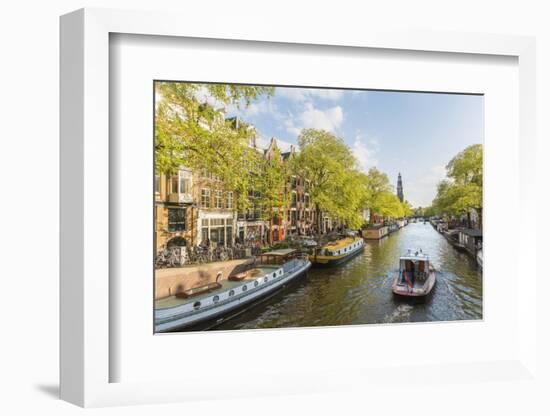 Canal, Amsterdam, Holland, Netherlands-Peter Adams-Framed Photographic Print