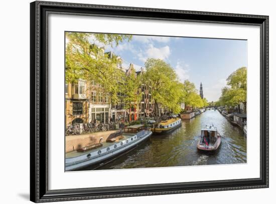 Canal, Amsterdam, Holland, Netherlands-Peter Adams-Framed Photographic Print