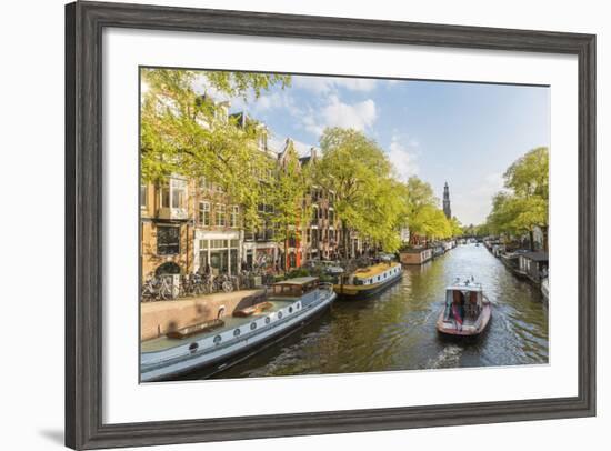 Canal, Amsterdam, Holland, Netherlands-Peter Adams-Framed Photographic Print