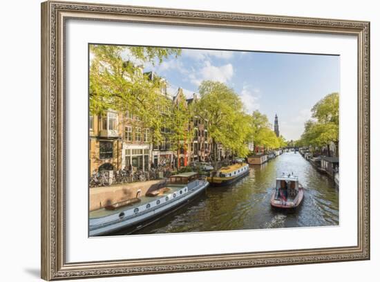 Canal, Amsterdam, Holland, Netherlands-Peter Adams-Framed Photographic Print