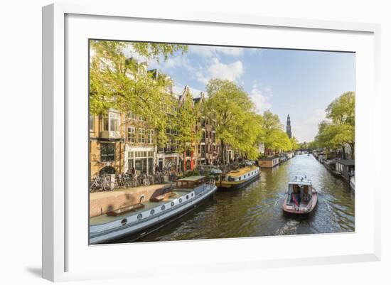 Canal, Amsterdam, Holland, Netherlands-Peter Adams-Framed Photographic Print