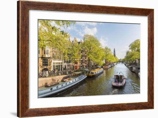 Canal, Amsterdam, Holland, Netherlands-Peter Adams-Framed Photographic Print