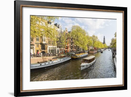 Canal, Amsterdam, Holland, Netherlands-Peter Adams-Framed Photographic Print