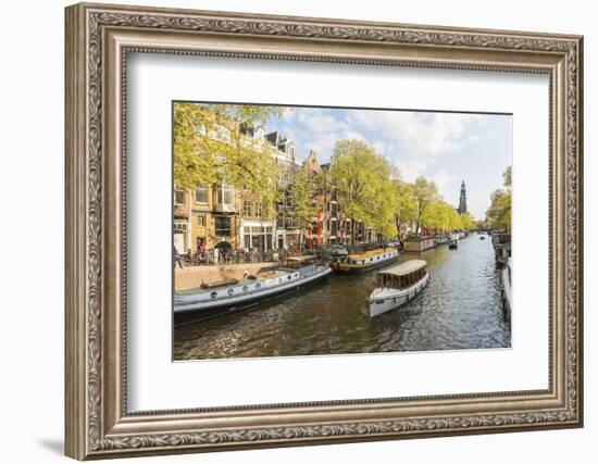 Canal, Amsterdam, Holland, Netherlands-Peter Adams-Framed Photographic Print