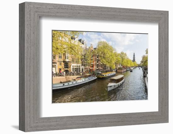 Canal, Amsterdam, Holland, Netherlands-Peter Adams-Framed Photographic Print