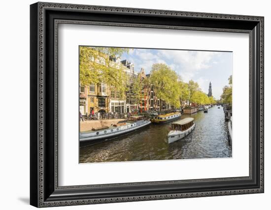 Canal, Amsterdam, Holland, Netherlands-Peter Adams-Framed Photographic Print