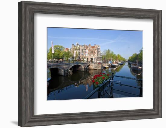 Canal, Amsterdam, the Netherlands, Holland-Peter Adams-Framed Photographic Print