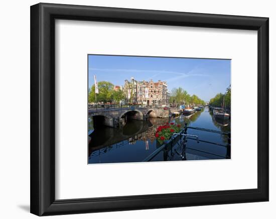 Canal, Amsterdam, the Netherlands, Holland-Peter Adams-Framed Photographic Print