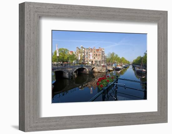 Canal, Amsterdam, the Netherlands, Holland-Peter Adams-Framed Photographic Print