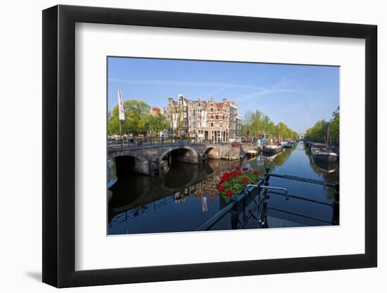 Canal, Amsterdam, the Netherlands, Holland-Peter Adams-Framed Photographic Print