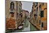 Canal and Bridges with Boats, Venice, Italy-Darrell Gulin-Mounted Photographic Print