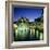 Canal and Palais De L`Ile at Dusk, Annecy, Lake Annecy, Rhone Alpes, France, Europe-Stuart Black-Framed Photographic Print