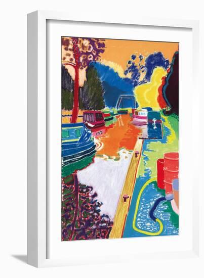 Canal at Dundas-Marco Cazzulini-Framed Giclee Print