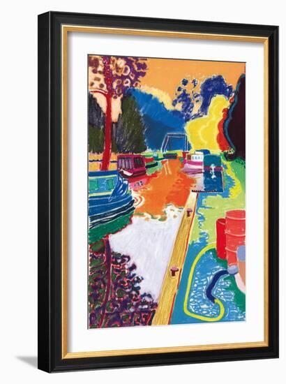 Canal at Dundas-Marco Cazzulini-Framed Giclee Print