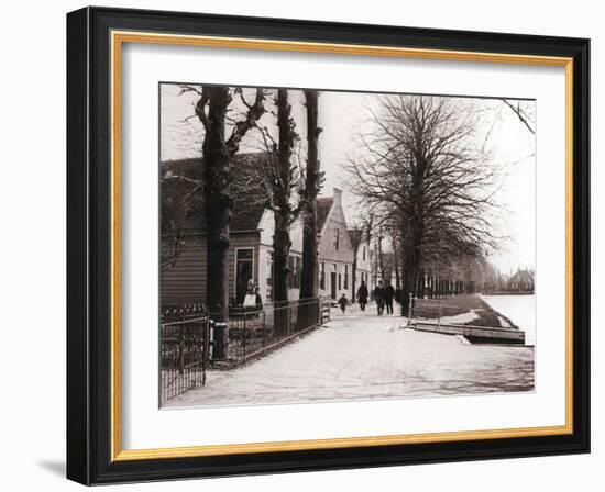 Canal Bank, Broek, Netherlands, 1898-James Batkin-Framed Photographic Print