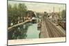 Canal, Bethlehem, Pennsylvania-null-Mounted Art Print