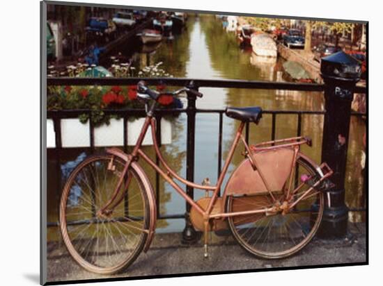 Canal Bike-Dennis Barloga-Mounted Art Print