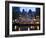 Canal Boat and Architecture, Amsterdam, Holland, Europe-Frank Fell-Framed Photographic Print