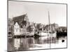 Canal Boats, Dordrecht, Netherlands, 1898-James Batkin-Mounted Photographic Print
