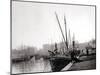 Canal Boats, Rotterdam, 1898-James Batkin-Mounted Photographic Print