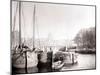 Canal Boats, Rotterdam, 1898-James Batkin-Mounted Photographic Print