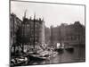 Canal Boats, Rotterdam, 1898-James Batkin-Mounted Photographic Print