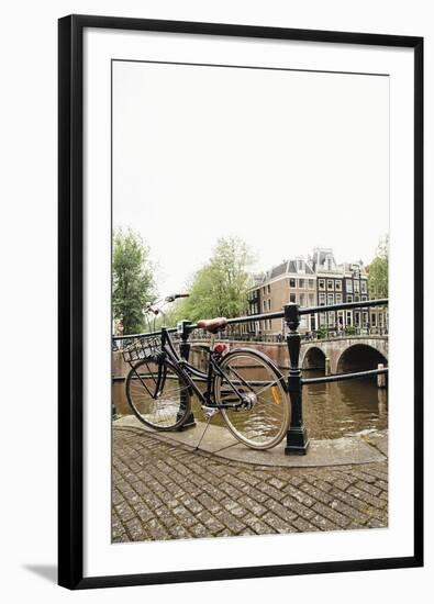 Canal Cycling-Irene Suchocki-Framed Giclee Print