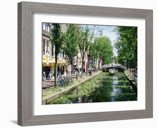 Canal, Delft, Holland (Netherlands), Europe-James Emmerson-Framed Photographic Print