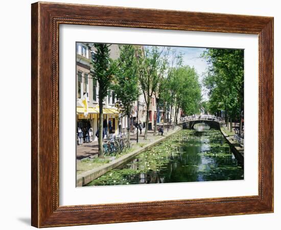 Canal, Delft, Holland (Netherlands), Europe-James Emmerson-Framed Photographic Print