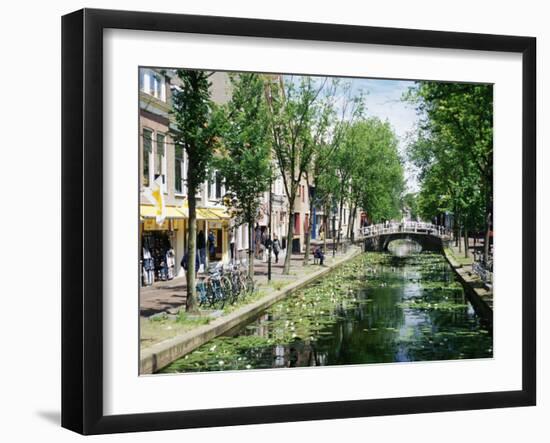 Canal, Delft, Holland (Netherlands), Europe-James Emmerson-Framed Photographic Print